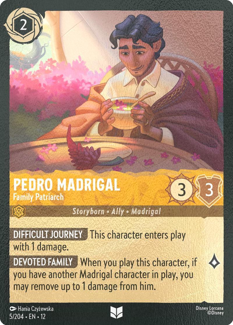 Pedro Madrigal - Family Patriarch - 5/204 [Wilds Unknown] [Cold Foil]