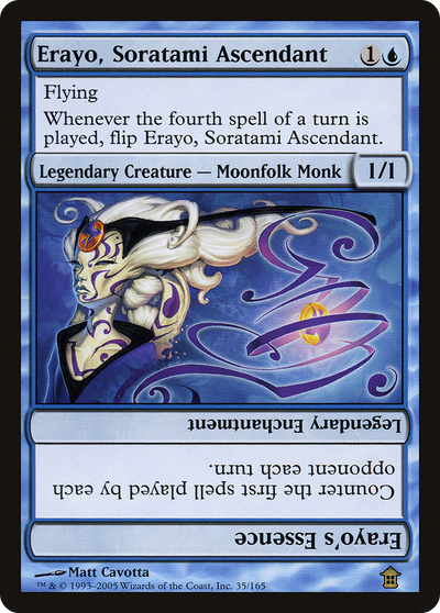 Erayo, Soratami Ascendant // Erayo's Essence (SOK-035) - Saviors of Kamigawa Foil