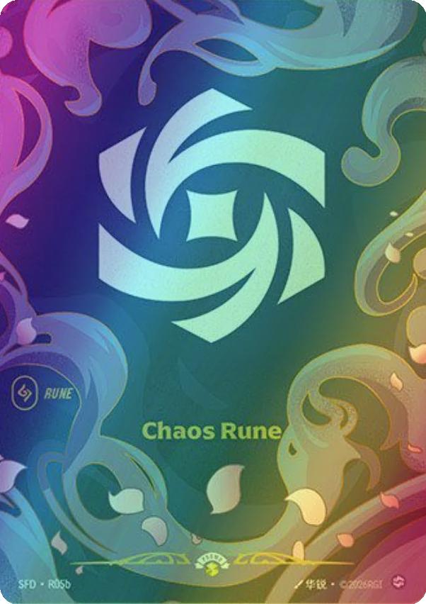 Chaos Rune (Alternate Art) - R05b [Spiritforged] [Foil]