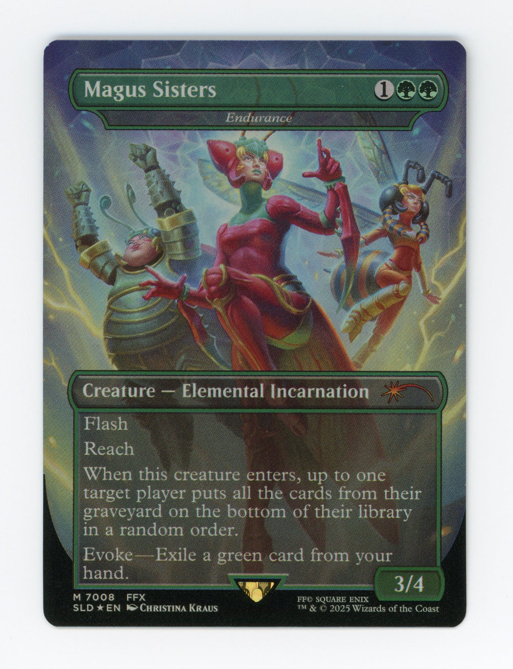 Magus Sisters - Endurance — Borderless|FINAL FANTASY|Foil — ID 17312