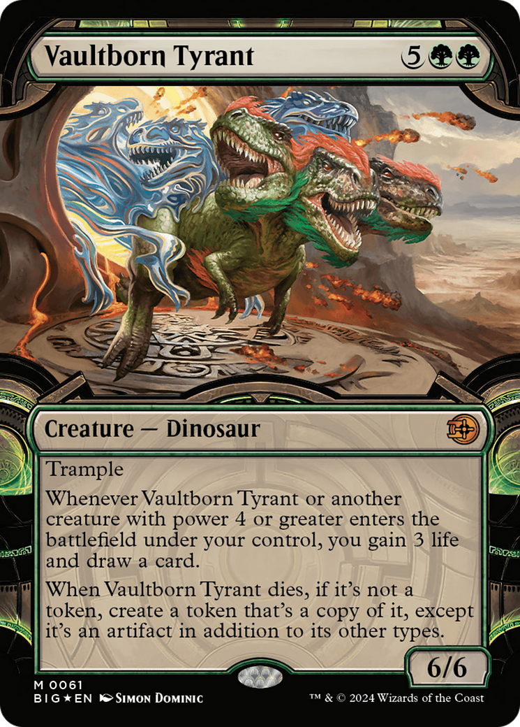 Vaultborn Tyrant (BIG-061) - The Big Score: (Showcase) Foil