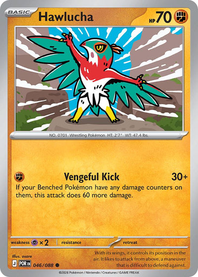 Hawlucha - 046/088 - Common [me03-046] [Non-Holo]