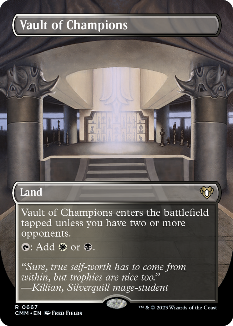 Vault of Champions (CMM-667) - Commander Masters (Borderless)