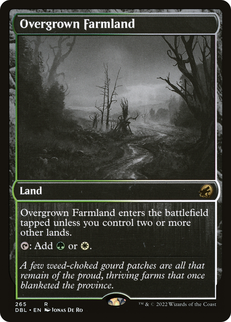 Overgrown Farmland (DBL-265) - Innistrad: Double Feature Foil