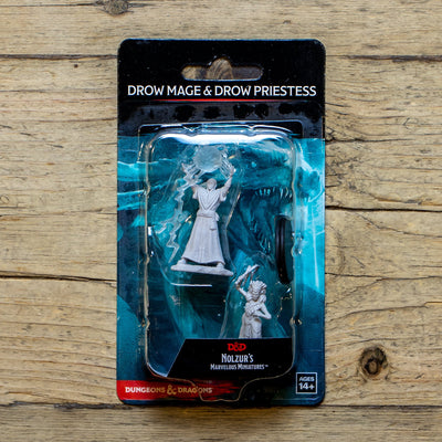 D&D Nolzur's Marvelous Miniatures - Drow Mage & Drow Priestess