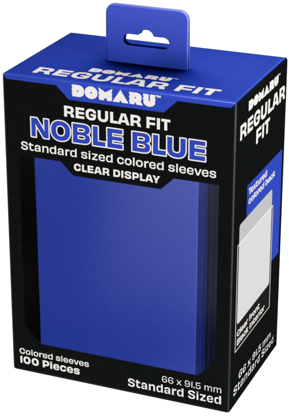 Gatherer's Tavern DOMARU Regular Fit Sleeves - Standard Size - 100ct - Noble Blue