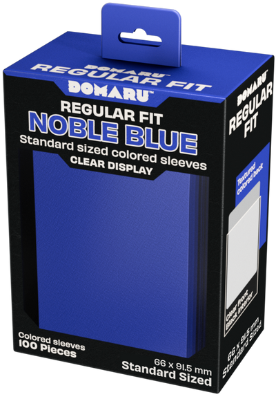 Gatherer's Tavern DOMARU Regular Fit Sleeves - Standard Size - 100ct - Noble Blue