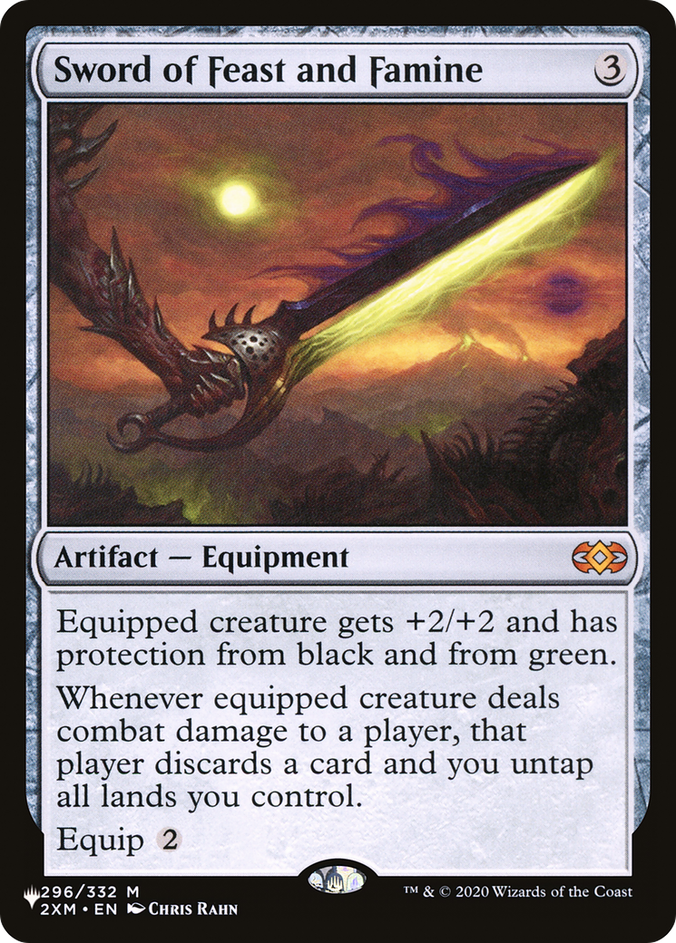 Sword of Feast and Famine (LIST-2XM-296) - The List