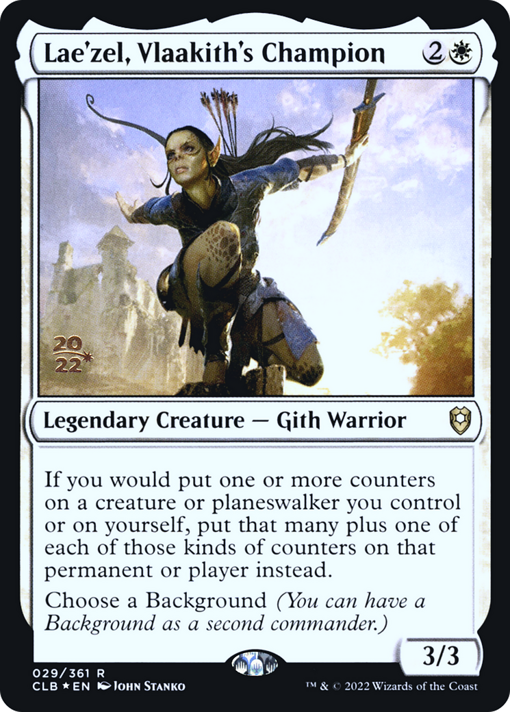Lae'zel, Vlaakith's Champion (PRE-29S) - Battle for Baldur's Gate Promos Foil