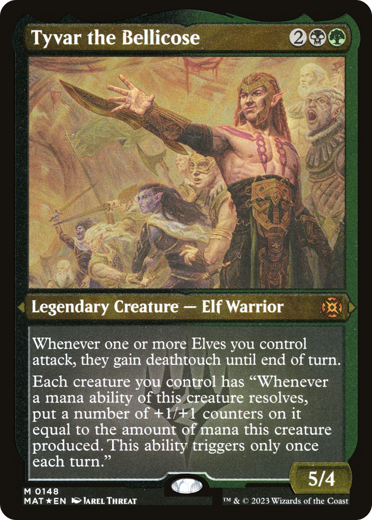Tyvar the Bellicose (MAT-148) - March of the Machine: The Aftermath Etched Foil