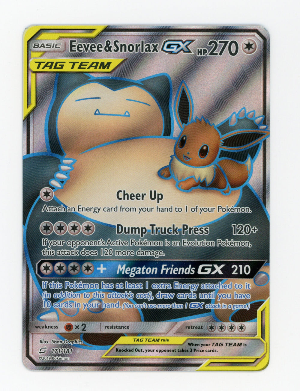 Eevee & Snorlax-GX — Rare Ultra — ID 17653
