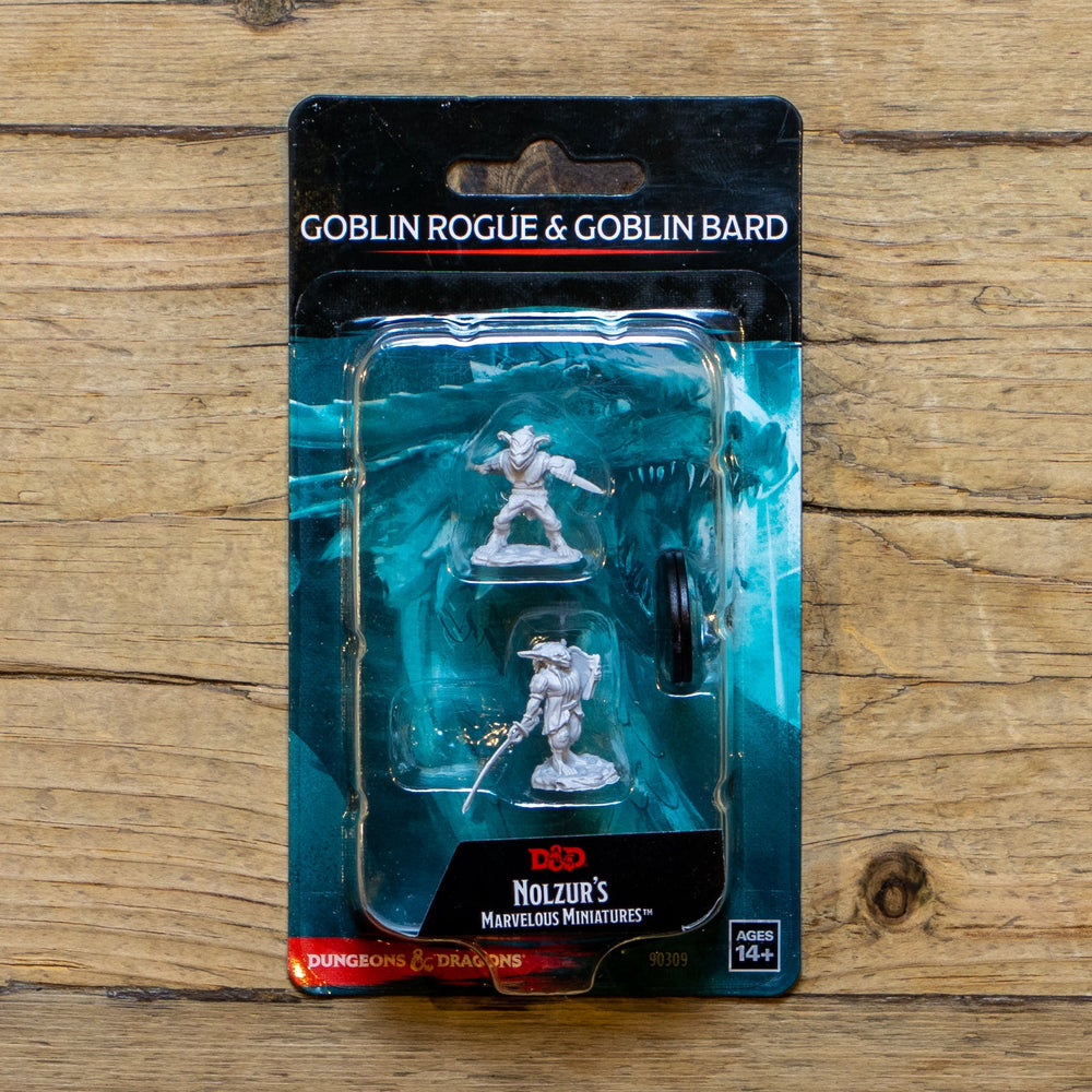 D&D Nolzur's Marvelous Miniatures - Goblin Rogue & Goblin Bard