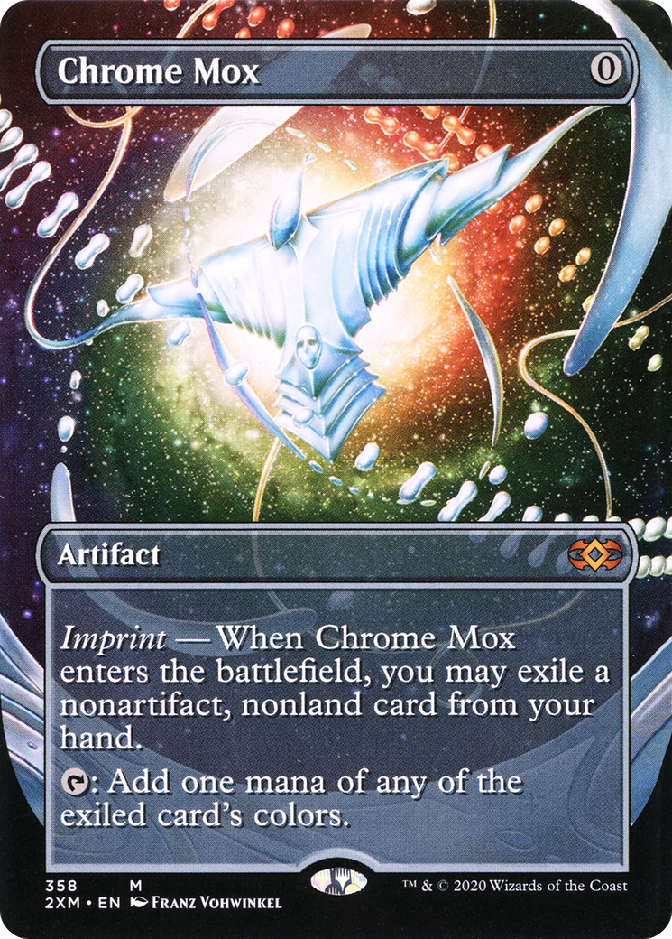 Chrome Mox (2XM-358) - Double Masters (Borderless) Foil