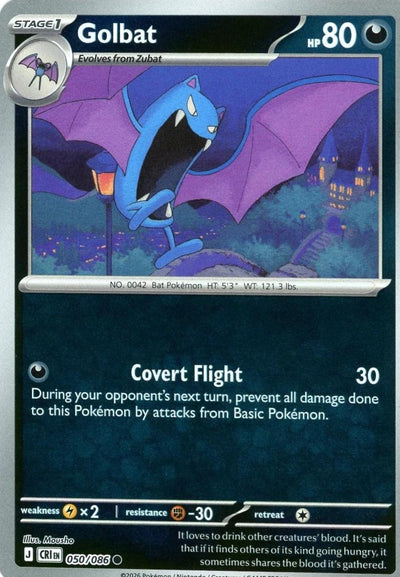 Golbat - 050/086 - Common [me04-050] [Reverse Holo]