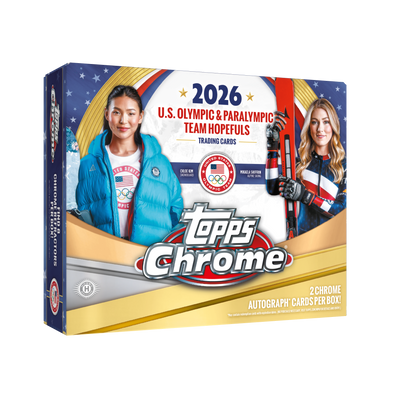 2026 Topps Chrome US Olympic & Paralympic Hopefuls Hobby Box