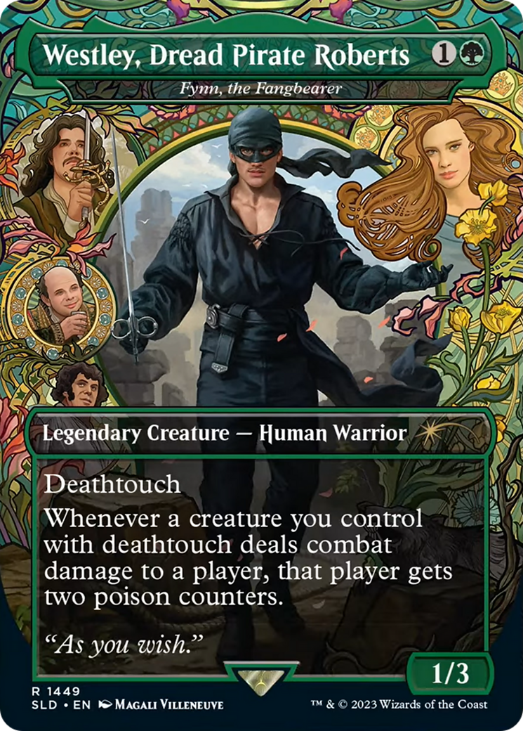 Fynn, the Fangbearer (SLD-1449) - Secret Lair Drop / Westley, Dread Pirate Roberts (Borderless)