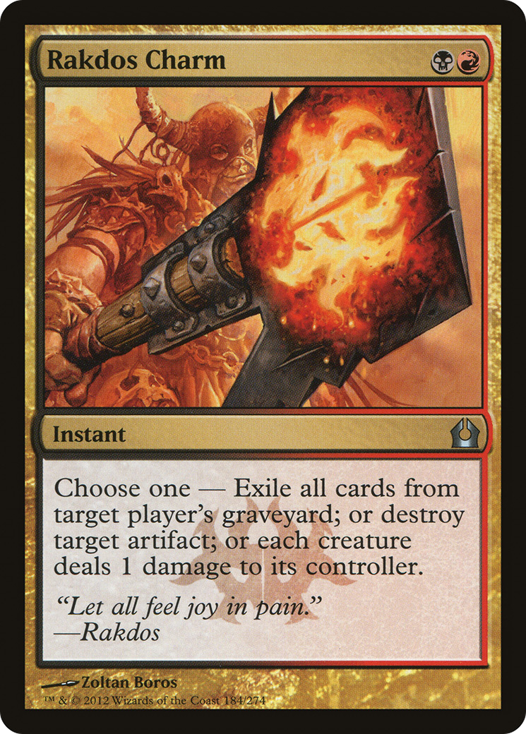 Rakdos Charm (RTR-184) - Return to Ravnica Foil