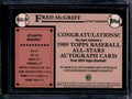 2024 Topps Fred McGriff #89ASA-FM Autograph Red /10