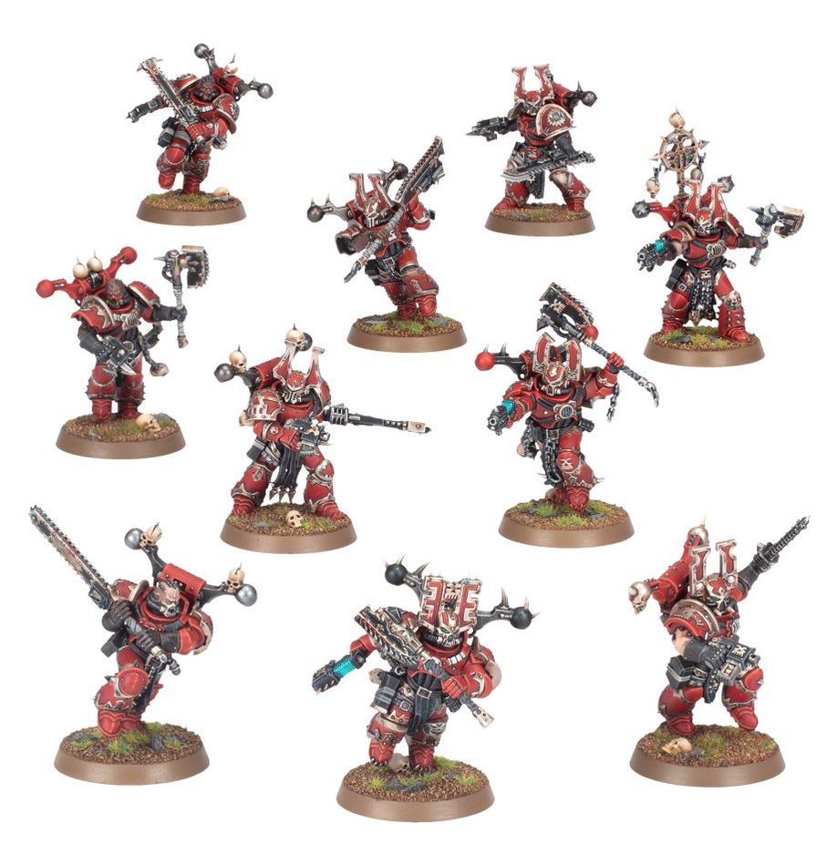 Warhammer 40000 World Eaters Khorne Berzerkers