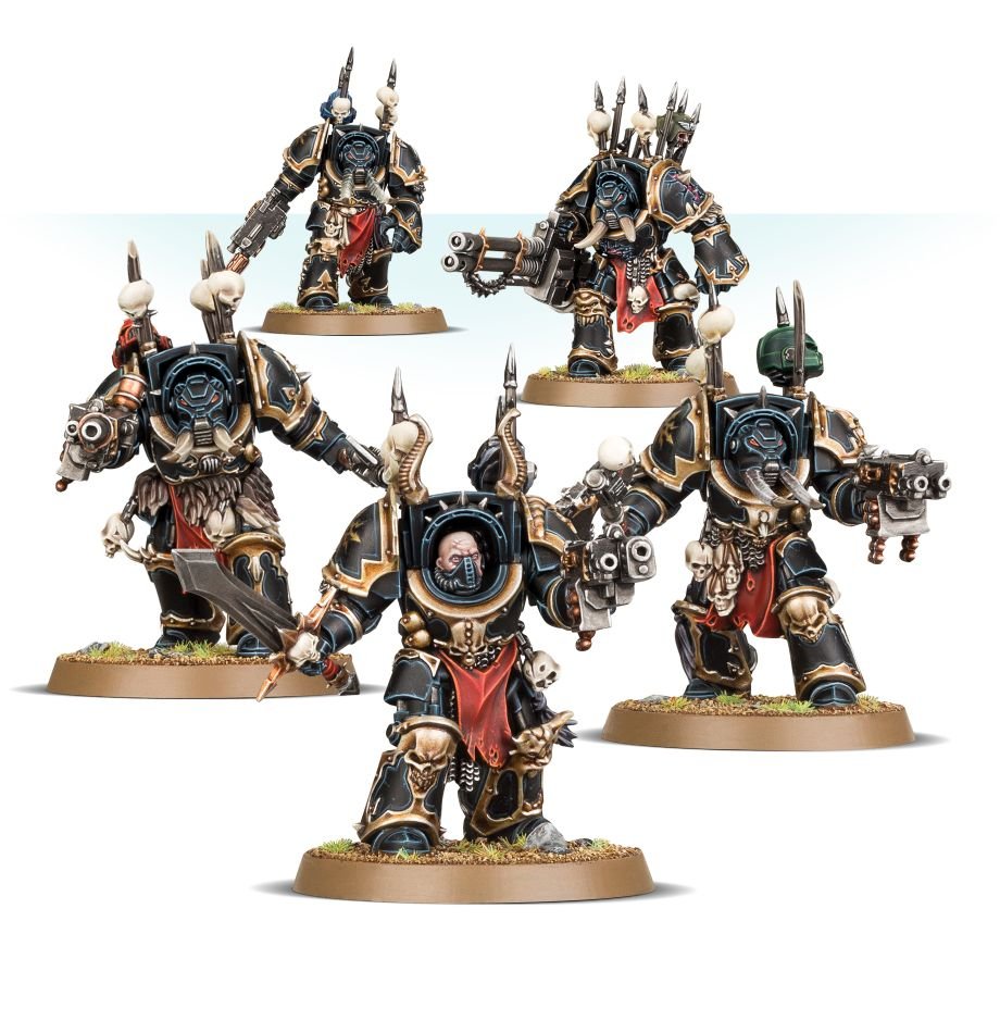 Warhammer 40000 Chaos Space Marines Chaos Terminator Squad