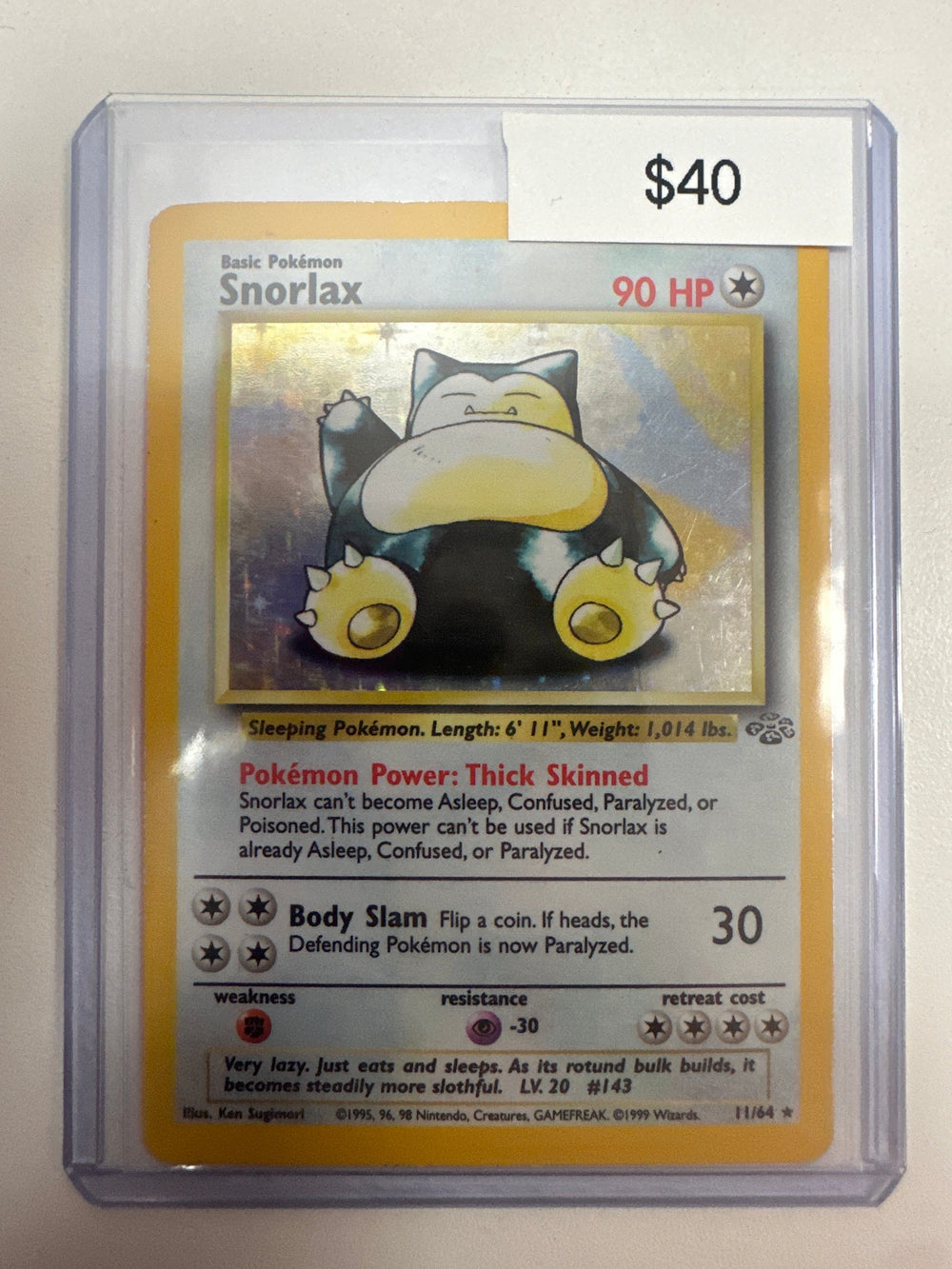 Pokemon Snorlax 11/64