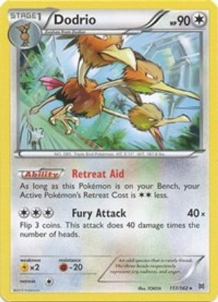 Dodrio (117/162) - XY  BREAKthrough