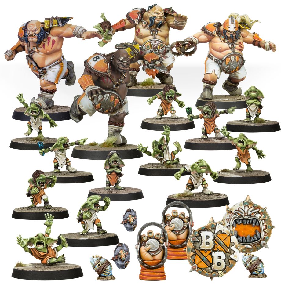 Ogre Blood Bowl Team - Fire Mountain Gut Busters