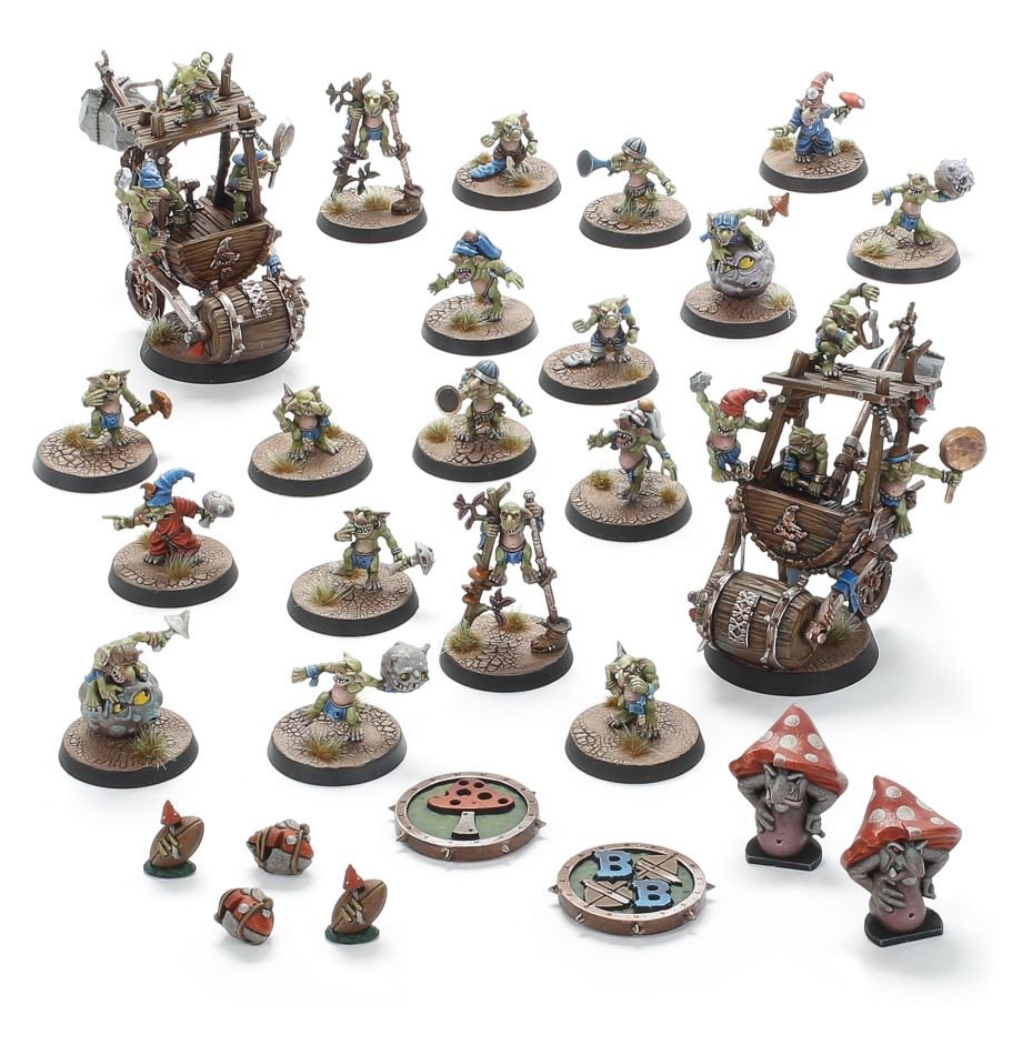 Snotling Blood Bowl Team - Crud Creek Nosepickers