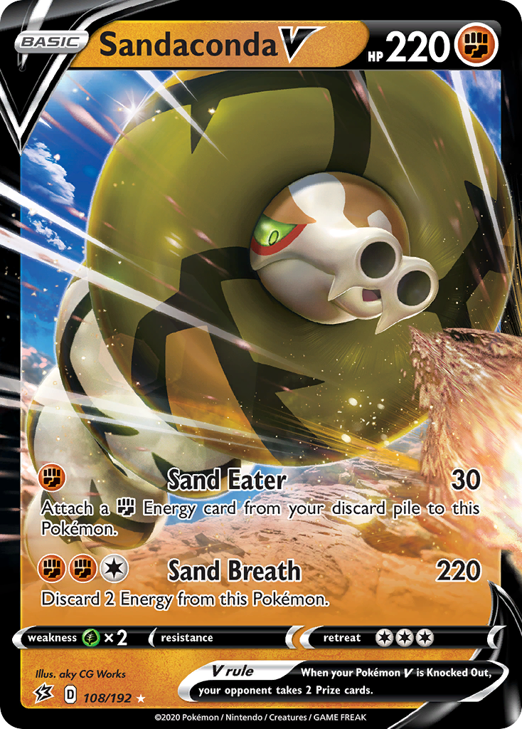 Sandaconda V 108 192 Rebel Clash Holofoil