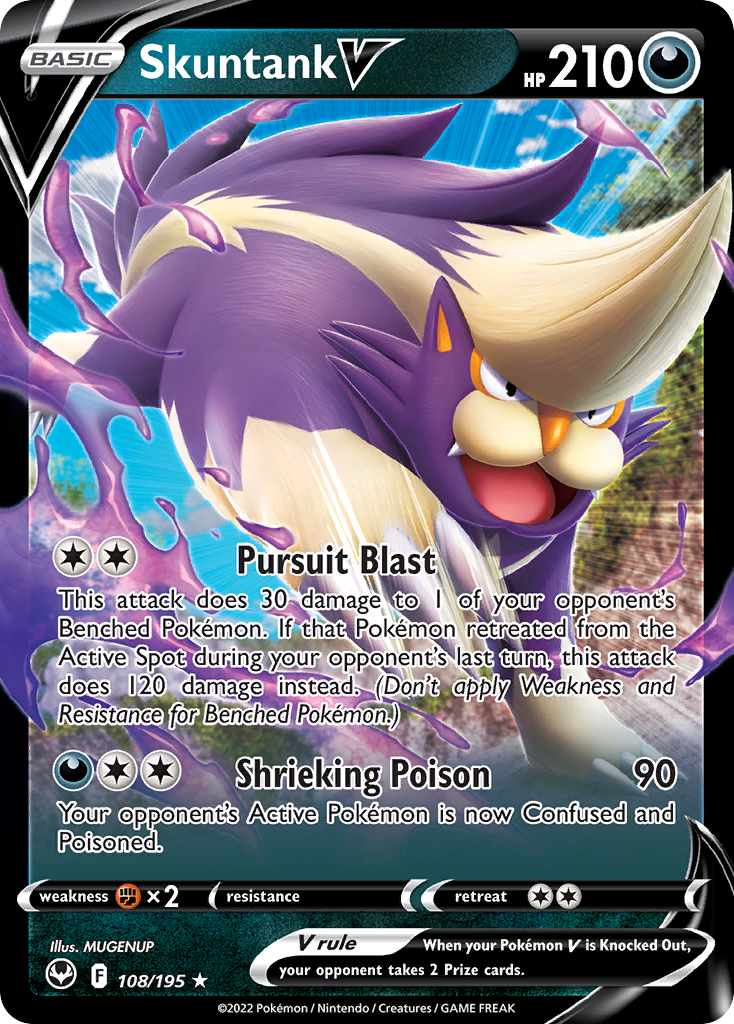 Skuntank V 108 195 Silver Tempest Holofoil
