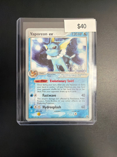 Pokemon Vaporeon EX 2006 World Championship #110/113