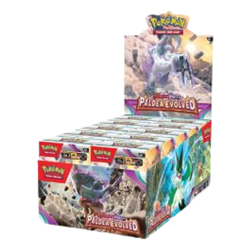 Display of 10 Paldea Evolved Build & Battle