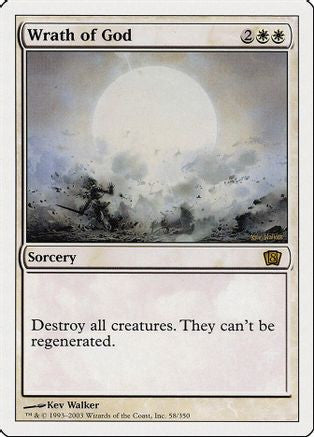 Wrath of God (8ED-058) - 8th Edition Foil