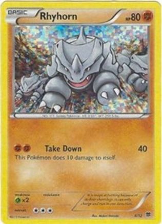 Rhyhorn (8/12) - McDonalds Promos 2015 Holofoil