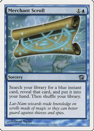 Merchant Scroll (8ED-091) - 8th Edition Foil