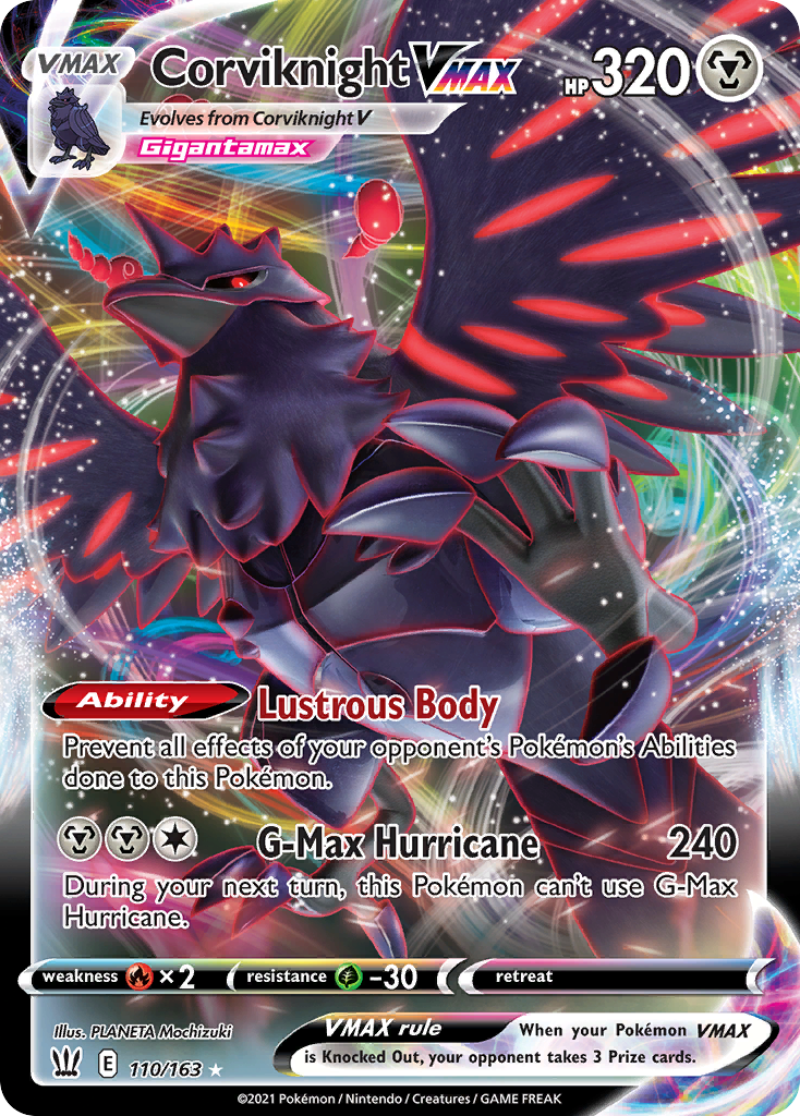 Corviknight Vmax 110 163 Battle Styles Holofoil
