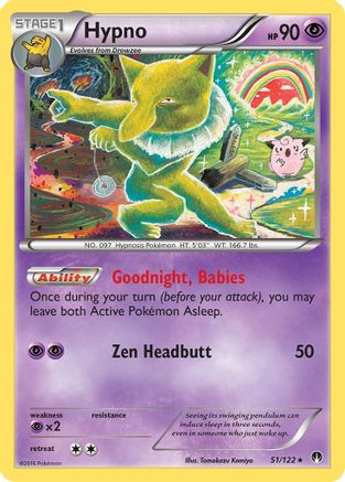 Hypno (51/122) - XY  BREAKpoint Reverse Holofoil