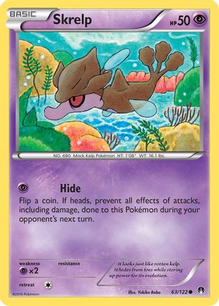 Skrelp (63/122) - XY  BREAKpoint Reverse Holofoil