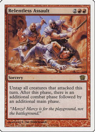 Relentless Assault (8ED-214) - 8th Edition Foil