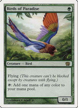 Birds of Paradise (8ED-233) - 8th Edition Foil