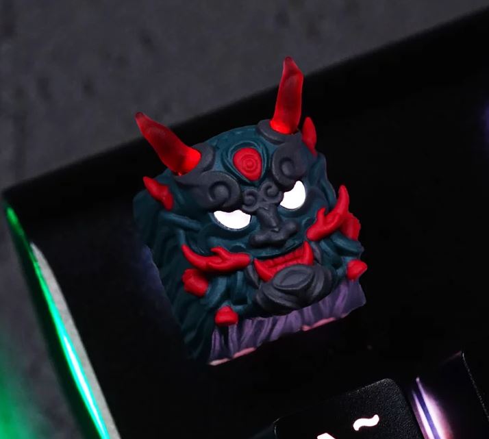 Hot Keys Project HKP Dragon King Navy Artisan Keycap