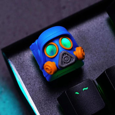 Hot Keys Project HKP Executioner Blue Orange Artisan Keycap