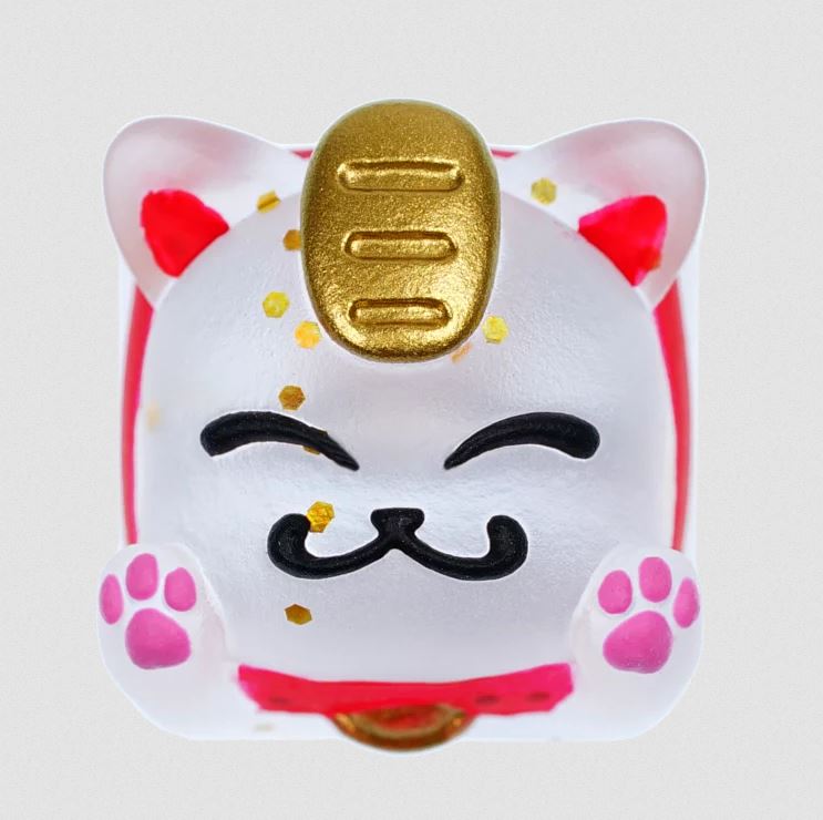 Hot Keys Project HKP Lucky Cat Crystal Ball Artisan Keycap