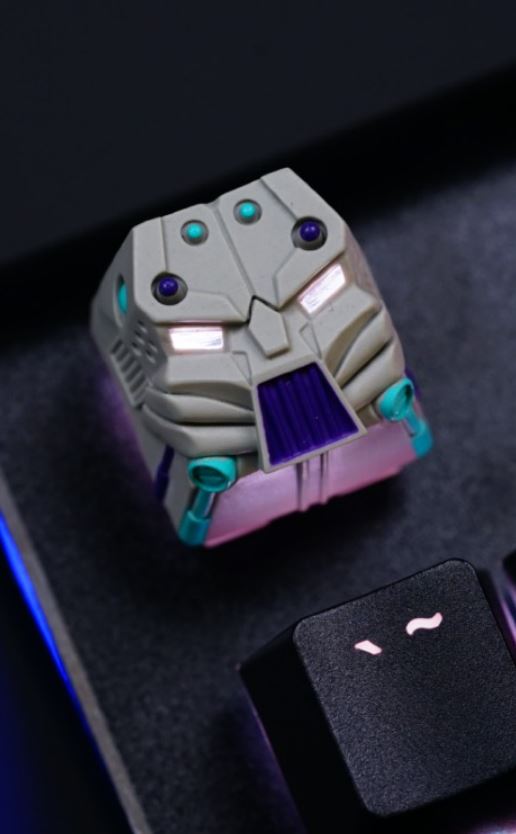 Hot Keys Project HKP Warmaster Grey Blue Artisan Keycap