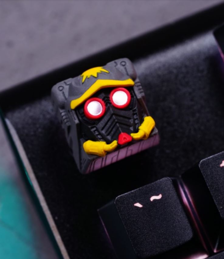 Hot Keys Project HKP Bounty Hunter Grey Yellow Artisan Keycap