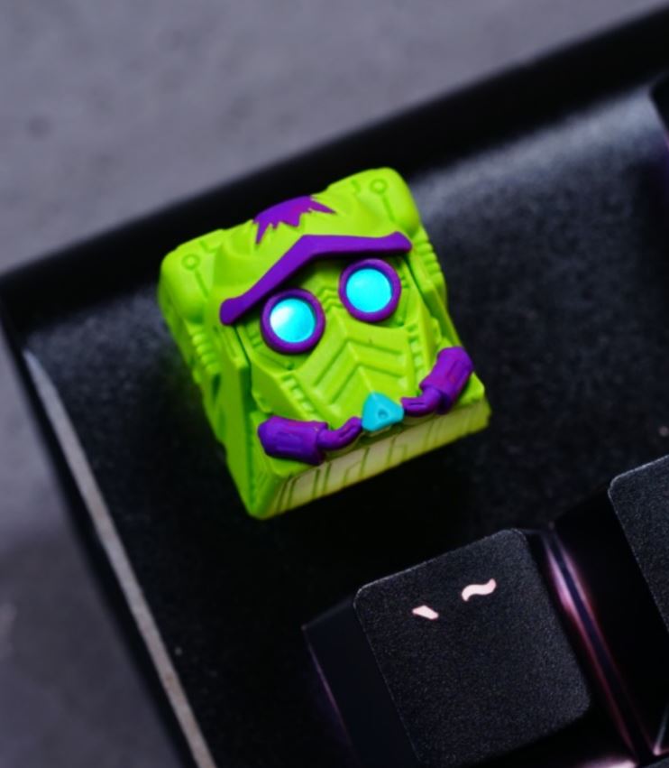 Hot Keys Project HKP Bounty Hunter Wild Frog Artisan Keycap