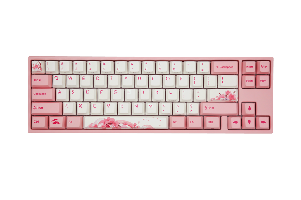 Ducky x Varmilo MIYA Pro Sakura R2 65% Bluetooth Dye Sub PBT Mechanical Keyboard