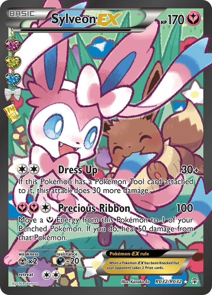 Sylveon EX (Full Art) - RC32/RC32 - (Generations: Radiant Collection)