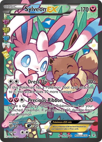 Sylveon EX (Full Art) - RC32/RC32 - (Generations: Radiant Collection)