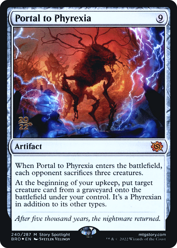 Portal to Phyrexia (PRE-240S) - The Brothers' War Promos Foil